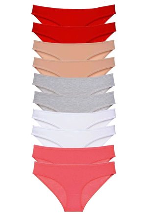 Tedar 10 adet Süper Eko Set Likralı Kadın Slip Külot 507 Najmaddin