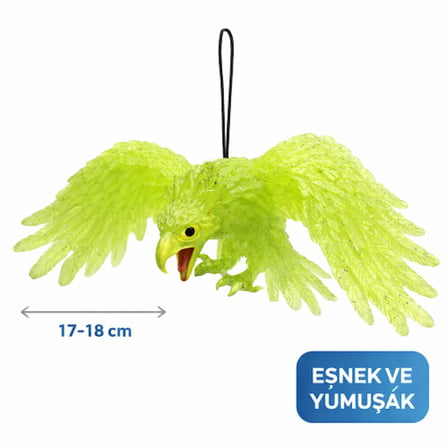 Emin Asılabilir Lateks Kartal Dekor Süsü Yeşil 17-18 cm Najmaddin