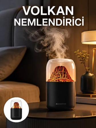 Hepsi Alev Efektli Ultrasonik Difüzör Yeni Nesil Najmaddin
