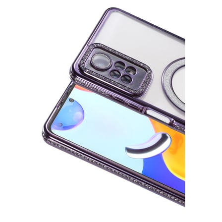 Bez Redmi Note 12 Pro 4G Joke Simli Magneticsafe Kılıf - Derin Mor Najmaddin