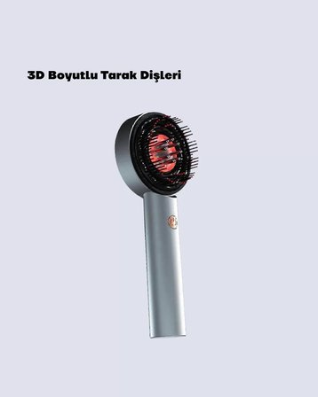 Hepsi Saç Büyüme Destekleyici Elektrikli Masaj Tarak Yağ Aplikatörlü Yeni Nesil Najmaddin