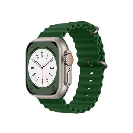 Mark Newface Apple Watch 38mm Ocean Kordon - Koyu Yeşil Najmaddin