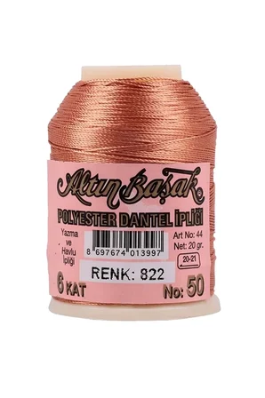 Tedar 3 Adet Altınbaşak Oya ve Dantel İpi 20 gr - Royaleks - No: 822 Najmaddin