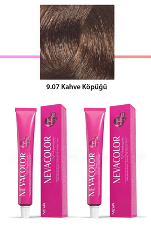 Tedar 2 li Set Premium 9.07 Kahve Köpüğü - Kalıcı Krem Saç Boyası 2 X 50 g Tüp Najmaddin