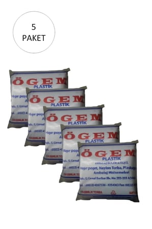 Tedar Bakkaliye Naylon Torba Yarımlık 14x27 cm 1 kg 5 Paket (Takriben 1,800 Adet) Najmaddin