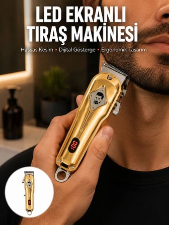 Mey Mey İthalat Çok Fonksiyonlu Saç, Sakal ve Vücut İçin Tıraş Makinesi Yeni Nesil Najmaddin