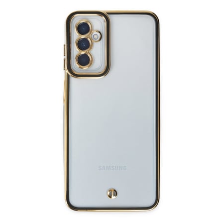 Bez Galaxy M23 Kılıf Liva Lens Silikon - Siyah Najmaddin