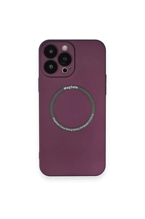 Sh Newface Apple İphone 14 Pro Kılıf Jack Magneticsafe Lens Silikon - Mürdüm Najmaddin