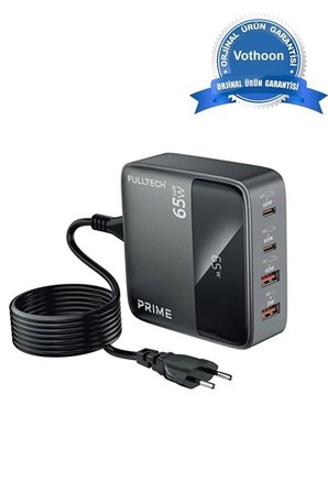 Karg 65w Masaüstü 4 Portlu Hızlı Şarj Cihazı İstasyonu 2xusb-a, 2xtype-c Giriş,1,5 Mt. Kablo Najmaddin