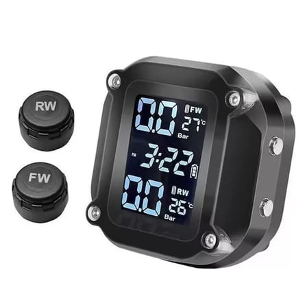 Sh Powermaster Pm-28656 Motosiklet Kablosuz Lastik Basınç Ve Sıcaklık İzleme Sistemi (tpms) Najmaddin