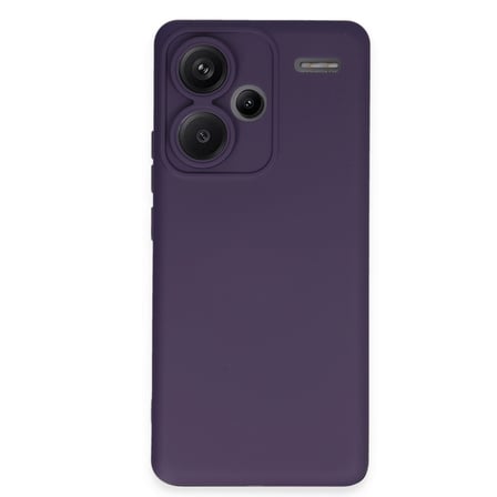 Bez Redmi Note 13 Pro Plus Kılıf Nano içi Kadife Silikon - Mor Najmaddin