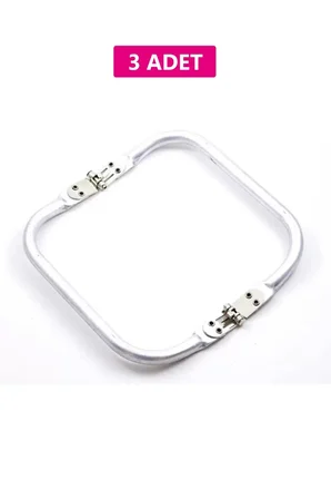 Tedar Gizli Metal Çanta Bursu – 3 Adet - 16 cm - Metal Çanta Aparatı Çanta Aksesuarı Najmaddin