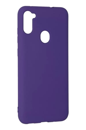 Mey Mey İthalat  Samsung Galaxy A11 Kılıf Nano içi Kadife Silikon - Mor Najmaddin