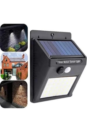 Hepsi Bahçe Aydınlatması Güneş Enerjili Led Işık Lamba Sensörlü Dekoratif Yeni Nesil Najmaddin