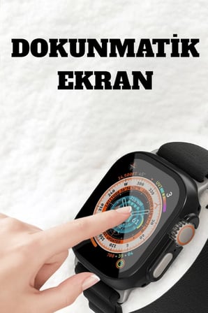 Hepsi Uyku ve Nabız Takipli Wireless Şarjlı Akıllı Saat Android ve iOS Uyumlu Najmaddin