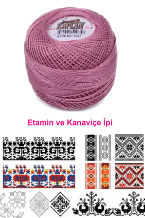Tedar Kaplan Etamin Ve Kanaviçe İpi 8 No Kod/Renk: 3352 - Royaleks Najmaddin
