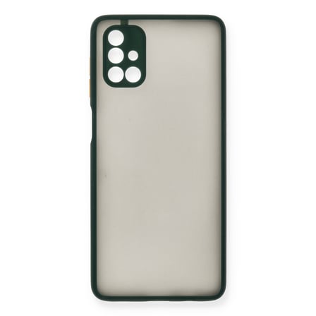 Bez Galaxy M51 Kılıf Montreal Silikon Kapak - Yeşil Najmaddin