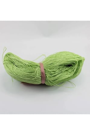 Tedar Fıstık Yeşili Renk Çile Kağıt İp Çanta Ipi Supla Ipi  No:40 - (550-600 gr) Najmaddin