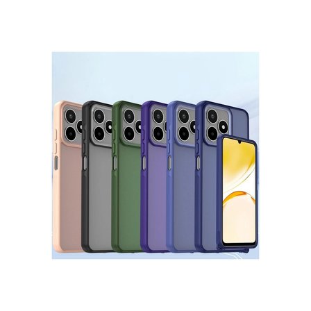 Tedar Xiaomi Mi 17t Nano İçi Kadife Silikon - Lacivert Najmaddin