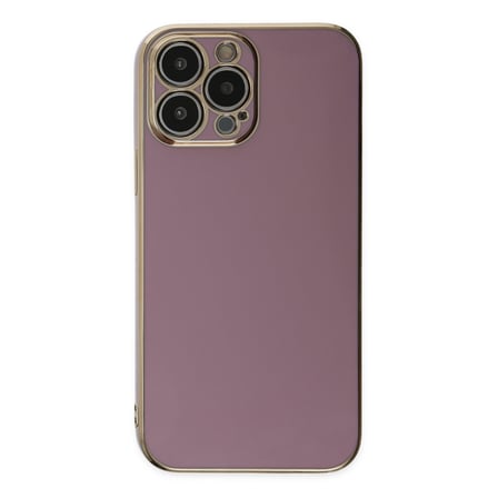 Bez iPhone 15 Pro Max Kılıf Volet Silikon - Mor Najmaddin