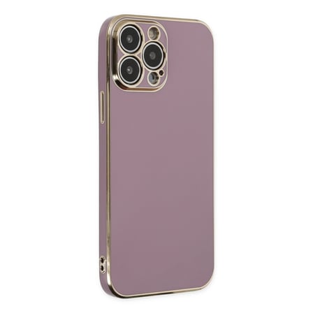 Bez iPhone 15 Pro Max Kılıf Volet Silikon - Mor Najmaddin