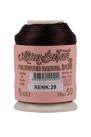 Tedar 3 Adet Altınbaşak Oya ve Dantel İpi 20 gr - Royaleks - No: 029 Najmaddin