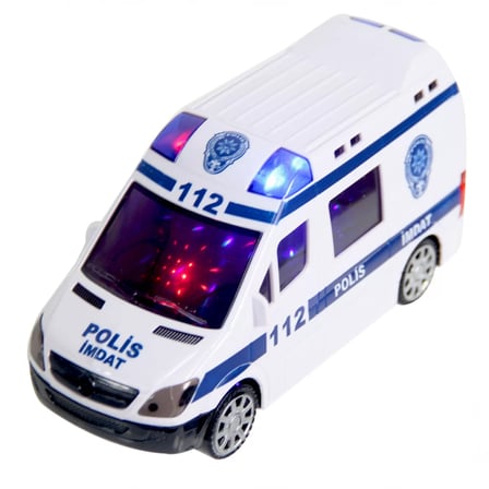Ticaret  112 Polis İmdat 3D Işıklı Sesli Polis Aracı Najmaddin