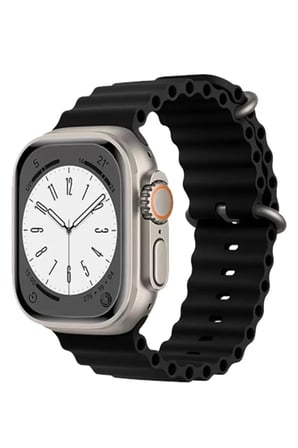 Sh Newface Apple Watch 38mm Ocean Kordon - Siyah Najmaddin