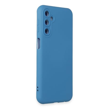 Bez Galaxy M34 5G Kılıf Nano içi Kadife Silikon - Mavi Najmaddin