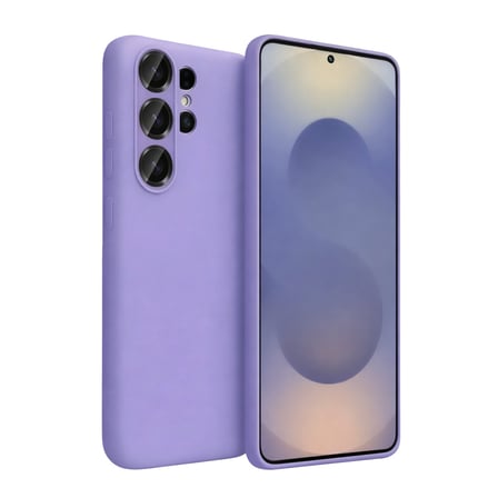 Bez Galaxy S26 Ultra Nano içi Kadife Silikon - Lila Najmaddin