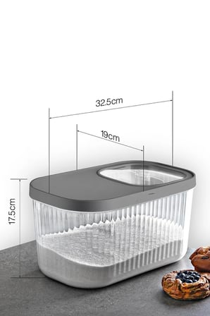 Tedar Multi Box Çok Amaçlı Kapaklı Saklama Kabı 7.5 Lt 17,5x32,5x19 cm Najmaddin