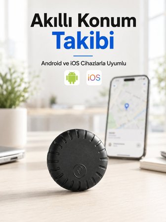 Karg Akıllı Gps Takip Cihazı Android Ve İos Uyumlu 2 Yıl Pil Ömürlü Mini Konum Bulucu Najmaddin