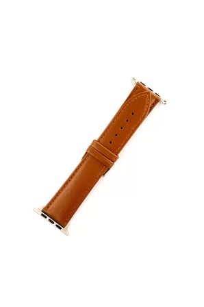 Mark Newface Apple Watch 42mm NL26 Deri Kordon - Taba Najmaddin