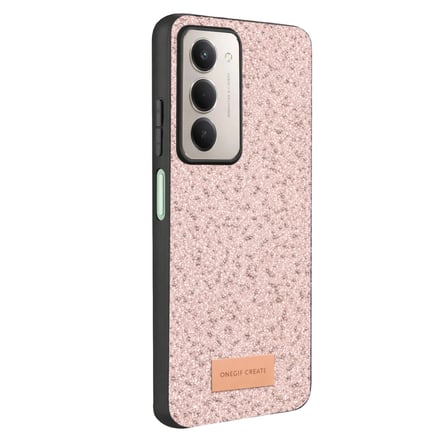 MEPA Najmaddin Onegif Xiaomi Redmi 15 4g Bright Simli Kapak - Pembe Najmaddin