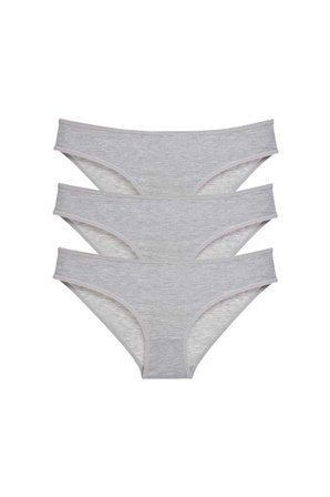 Tedar 3 adet Süper Eko Set Likralı Kadın Slip Külot Gri mudanis Najmaddin