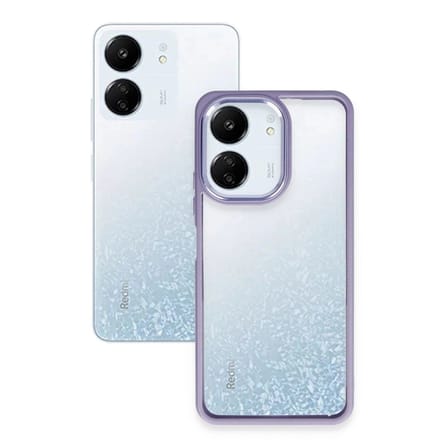 Tedar Xiaomi Redmi 13c Kılıf Power Silikon - Lila Najmaddin
