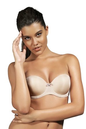 Beru Gabrıella Balconette Foam Cup Bra, Konforlu Ve Şık Sütyen, Strapless Najmaddin