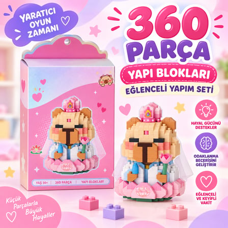 Ticaret LZ-8878 GUAYİN MODEL 360 PARÇA BLOCK OYUNCAK Najmaddin
