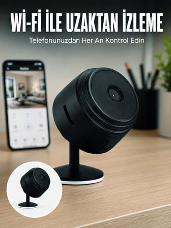 Karg A9 Kablosuz Mini Ip Kamera Wi-fi Destekli Uzaktan İzleme Özellikli Hd Güvenlik Kamerası Najmaddin