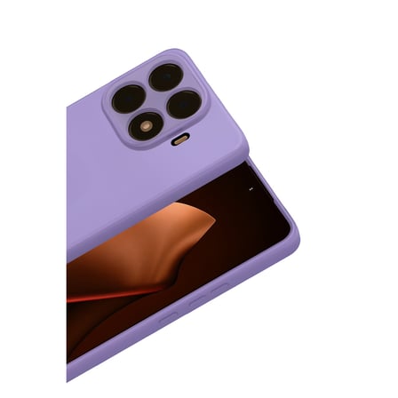 Bez Mi 15T Pro Nano içi Kadife Silikon - Lila Najmaddin