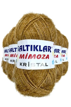 Tedar 5 Adet Mimoza Kristal Işıltılı Şal Patik Yelek İpi 54 Najmaddin