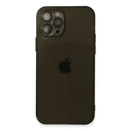 MEPA Najmaddin İphone 12 Pro Max Kılıf Fly Lens Silikon - Siyah Najmaddin