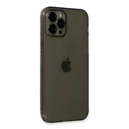 MEPA Najmaddin İphone 12 Pro Max Kılıf Fly Lens Silikon - Siyah Najmaddin