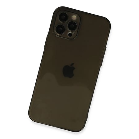 MEPA Najmaddin İphone 12 Pro Max Kılıf Fly Lens Silikon - Siyah Najmaddin