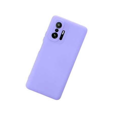 MEPA Najmaddin Xiaomi Mi 11t Pro Kılıf Nano İçi Kadife Silikon - Lila Najmaddin