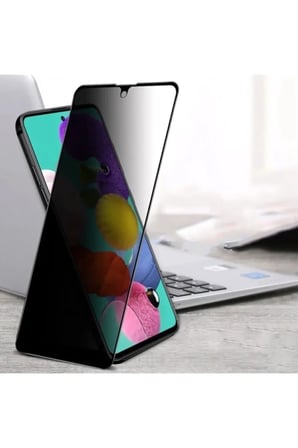 Tedar Samsung A51 Uyumlu Hayalet Ekran Gizli Tam Kaplayan Kırılmaz Cam Seramik Ekran Koruyucu Film Najmaddin