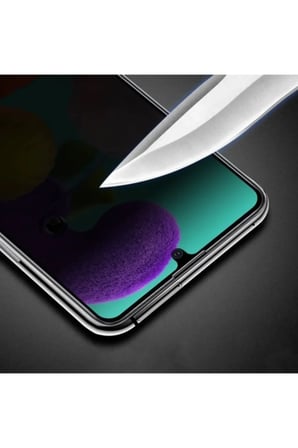 Tedar Samsung A51 Uyumlu Hayalet Ekran Gizli Tam Kaplayan Kırılmaz Cam Seramik Ekran Koruyucu Film Najmaddin