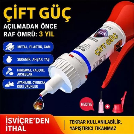 Sh Powermaster Pm-29676 Yağ Bazlı Jel Tipi Süper Hızlı Çok Amaçlı Güçlü Yapıştırıcı Najmaddin