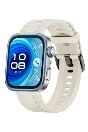 Mark Newface Huawei Watch Fit 3 Klasik Kordon - Bej Najmaddin