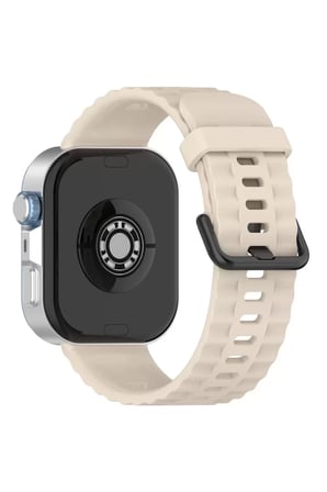 Mark Newface Huawei Watch Fit 3 Klasik Kordon - Bej Najmaddin